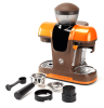 Semi-Automatic Coffee Grinder with 19bar Extraction for Rich Oils. Features 11 precision grind levels, 220g coffee pod