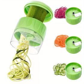 1pc; Vegetable Spiralizer; Vegetable Grater; Reusable Fruit Grater; Kitchen Potato Slicer; Vegetable Spiral Cutter