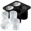 1pc Silicone Shot Glass Ice Molds; Ice Shot Glass Mold Reusable Whiskey Glass Ice Cubes; Holds 1oz Each; 1