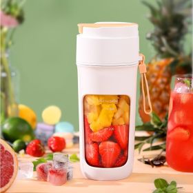 Portable Wireless Blender With The Straw; USB Travel Juice Cup Baby Food Mixing Juicer Machine With Updated 8 Blades With Powerful Motor 3000mAh Rech