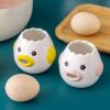 2Pcs Egg Separator Egg Yolk White Separator;  Ceramic Creative Cute Cartoon Style Egg Filter Splitter Opeaner Automatic Separation