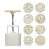 8 Stamps - Plastic Baking Molds - Moon Cake Mold Small Cake Mold 75G