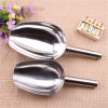 2 PCS Stainless Steel Small and Large Ice Scooper for Freezer Ice Machine Maker Candy Scoop Flour Spoon Shovel Ice Cream Scoop Antique Ic