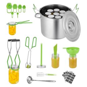 Canning Supplies Starter Kit 11 Pieces Stainless Steel Water Bath
