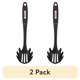 2 pack Soft Grips Plastic Pasta Server Black