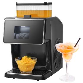 Snowflake Ice Machine, 44LBS/24H Snowflake Ice Maker, Ice-Shaver Machine with Stainless Steel Blade, Electric Snow Cone Maker with 0.2 Gal Tank