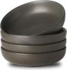 34 oz Large Salad Bowl Set of 4, Ceramic Serving Bowls for Ramen, Pasta, Fruit, Cereal, Dinner, Wide and Shallow Bowls