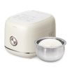 Stainless Steel Rice Cooker, Uncoated Non-stick 316L Stainless Steel Inner Pot Rice Cookers, 6 Cup Uncooked, 3L/3.2 qt,