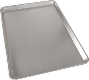 Extra Large Baking Sheet, 21 x 15 inches, XL Big sheet pan Natural Uncoated Aluminum, Reinforced Steel Rim Prevents Warping, 1pk Big Sheet