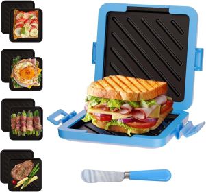 Microwave Toaster & Sandwich Maker(3 Min)|Microwave Panini Press, Grilled Cheese