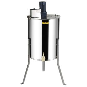 Electric Honey Extractor, 4/8 Frames Honey Spinner Extractor, Stainless Steel Beekeeping Extraction