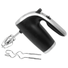 5-Speed 150W Hand Mixer with Silver Accents and Storage Clip