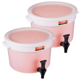 Beverage Dispenser, 3 Gallon Drink Dispensers for Parties, Plastic Juice Dispenser with Spigot and Lid, Iced Tea Lemonade Juice Water Dispenser