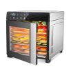 Food Dehydrator Machine 25QT, 8 Trays Stainless Steel, Large Capacity Dehydrators for Food and Jerky, Herbs, Yogurt, Veggies