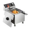 Commercial Electric Deep Fryer Countertop Deep Fryer 1750W 12Qt / 11.5L