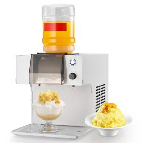 Snowflake Ice Machine, 176LBS/24H Snowflake Ice Maker, Ice-Shaver Machine with Stainless Steel Blade, Electric Snow Cone Maker with 0.48Gal Tank