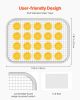 Food Dehydrator Machine, 6 Stainless Steel Trays, 400W Electric Food Dryer with Adjustable Temperature & 24-Hour Timer, Freeze Dryer for Jerky