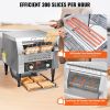 Commercial Conveyor Toaster, 300 Slices/Hour Conveyor Belt Toaster, Heavy Duty Stainless Steel Commercial Toaster Oven