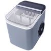 Ice Maker Countertop, Portable Ice Machine, Self-Cleaning Ice Makers with Basket and Scoop, 9 Cubes in 6 Mins, 26 lbs per Day, Ideal for Home, Kitchen