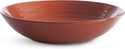 Painter's Palette Stoneware Pasta Bowls (Set of 4) – Pasta & Serving Bowls, Earthy Reactive Glaze, Multi Assorted Colors