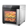 Food Dehydrator Machine 25QT, 8 Trays Stainless Steel, Large Capacity Dehydrators for Food and Jerky, Herbs, Yogurt, Veggies