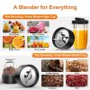 850W Personal Blender with Cups for Shakes and Smoothies Meat Fruit Grinding Chopping Blending