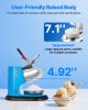Ice Crusher 220LBS/H Electric Snow Cone Maker Shaved Ice Blue