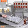 Drop in Ice Chest, 14"L x 12"W x 18"H Stainless Steel Ice Cooler, Commercial Ice Bin with Hinged Cover, 40 qt Outdoor Kitchen Ice Bar
