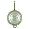 12.5 Inch Ceramic Nonstick Frying Pan / Skillet with Helper Handle, Dishwasher Safe, Green