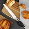 Bread Knife, Bread Knife for Homemade Bread, Razor-Sharp Serrated Bread Knife 12 Inch Well-Crafted Iridescent Seamless Ergonomically
