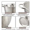 3QT Multi-Use Colander for Straining, Draining & Rinsing Pasta, Fruits or Vegetables