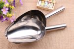2 PCS Stainless Steel Small and Large Ice Scooper for Freezer Ice Machine Maker Candy Scoop Flour Spoon Shovel Ice Cream Scoop Antique Ic