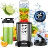 1000W Fruit Vegetable Smoothies Blenders Juice Citrus 22000RPM Countertop Blenders Easy Blendeing 2*23 OZ Cups