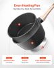 2.5 QT Saucepan, Nonstick Saucepan with Tempered Glass Lid, Multipurpose Cooking Sauce Pot with Detachable Handle