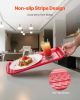 Plastic Serving Trays 17x10.35 Inch Anti-Slip  2-Pack