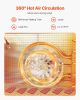 Food Dehydrator Machine, 6 Stainless Steel Trays, 400W Electric Food Dryer with Adjustable Temperature & 24-Hour Timer, Freeze Dryer for Jerky