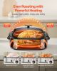 Roaster Oven, 20QT Electric Roasting Pan, 150-450Â°F Adjustable Temperature Fast-Cooking Turkey Roaster, Turkey Oven with Self-Basting Lid