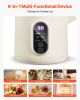 6-in-1 Nut Milk Maker, 20 oz Soy Milk Maker Machine with 6 Blades
