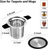 Stainless Steel Tea Infuser Steeper Strainer for Loose Leaf Tea