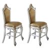 Butterscotch and Antique Pearl Armless Counter Height Chairs (Set-2)