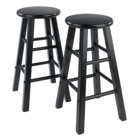 Element Counter Stools; 2-Pc Set; Black