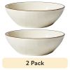 (2 pack) Cream Murphy Stoneware Dinner Bowl