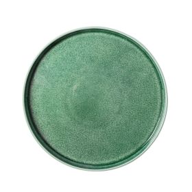 Parker Green Stoneware Stackable Dinner Plate