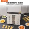 Food Dehydrator Machine, 10 Stainless Steel Trays, 1000W Electric Food Dryer with Digital Adjustable Timer & Temperature for Jerky, Herb, Meat