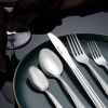 72 Pieces Silverware Set with Steak Knives, Stainless Steel Pattern Design Cutlery Set