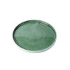 Parker Green Stoneware Stackable Dinner Plate