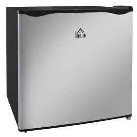 Mini Freezer Countertop, 1.1 Cu.Ft Compact Upright Freezer with Removable Shelves, Reversible Door for Home, Dorm, Apartment and Office, Silver