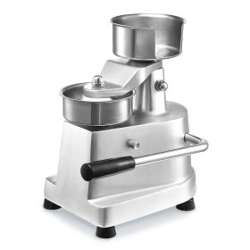 Commercial Burger Patty Maker, 100mm/4inch Hamburger Beef Patty Maker, Heavy Duty Food-Grade Stainless Steel Bowl Burger Press Machine