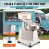 Commercial Burger Patty Maker, 130mm/5inch Hamburger Beef Patty Maker, Heavy Duty Food-Grade Stainless Steel Bowl Burger Press Machine