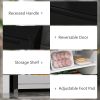 Upright Freezer, 3.0 Cubic Feet Compact Mini Freezer with Reversible Single Door and Adjustable Thermostat, Small freezer for Home, Dorm